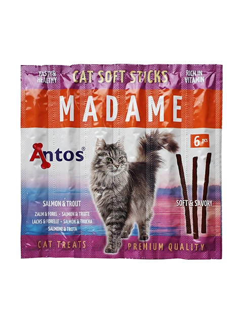 Cat Soft Sticks Madame Salmón&Trucha 6 piezas