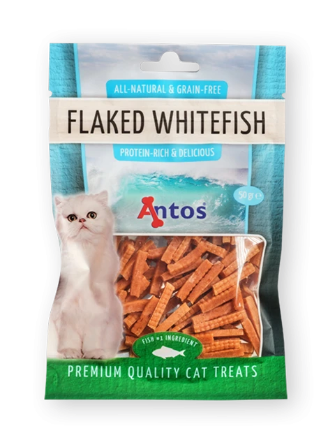 Cat Treats Flaked Pescado Blanco 50 gr