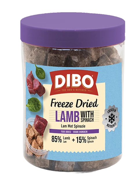 DIBO Liofilizado Cordero & Epinacas 90 gr