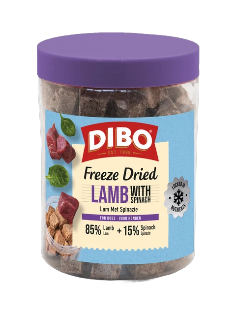 DIBO Liofilizado Cordero & Epinacas 90 gr