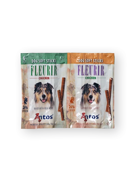 Dog Soft Sticks Fleurir Pollo 6 piezas