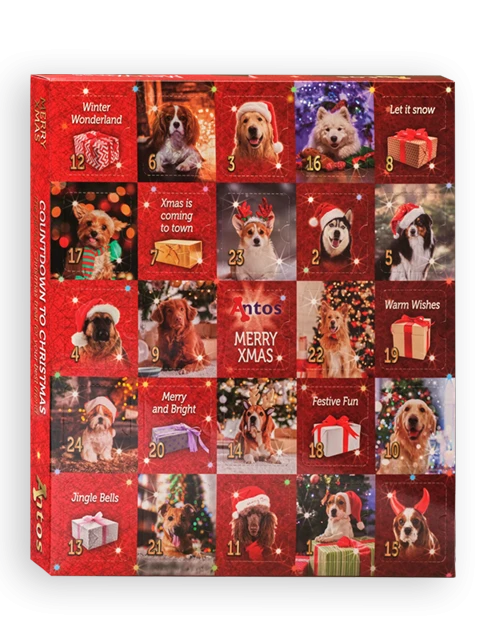 Calendario Navideño de Adviento 225 gr - Perros