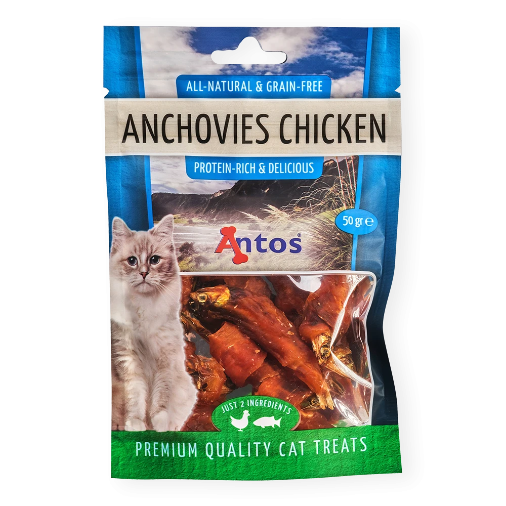 Cat Treats Anchoas&Pollo 50 gr