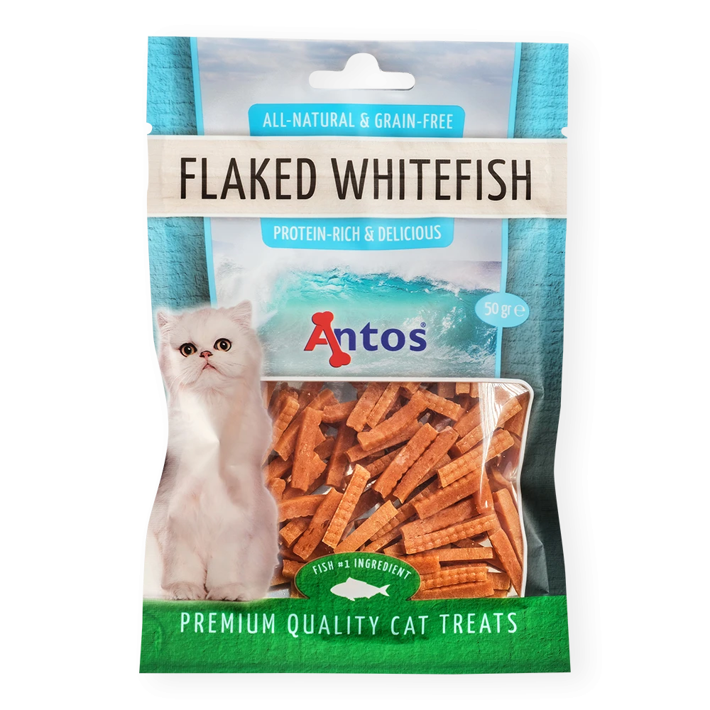 Cat Treats Flaked Pescado Blanco 50 gr