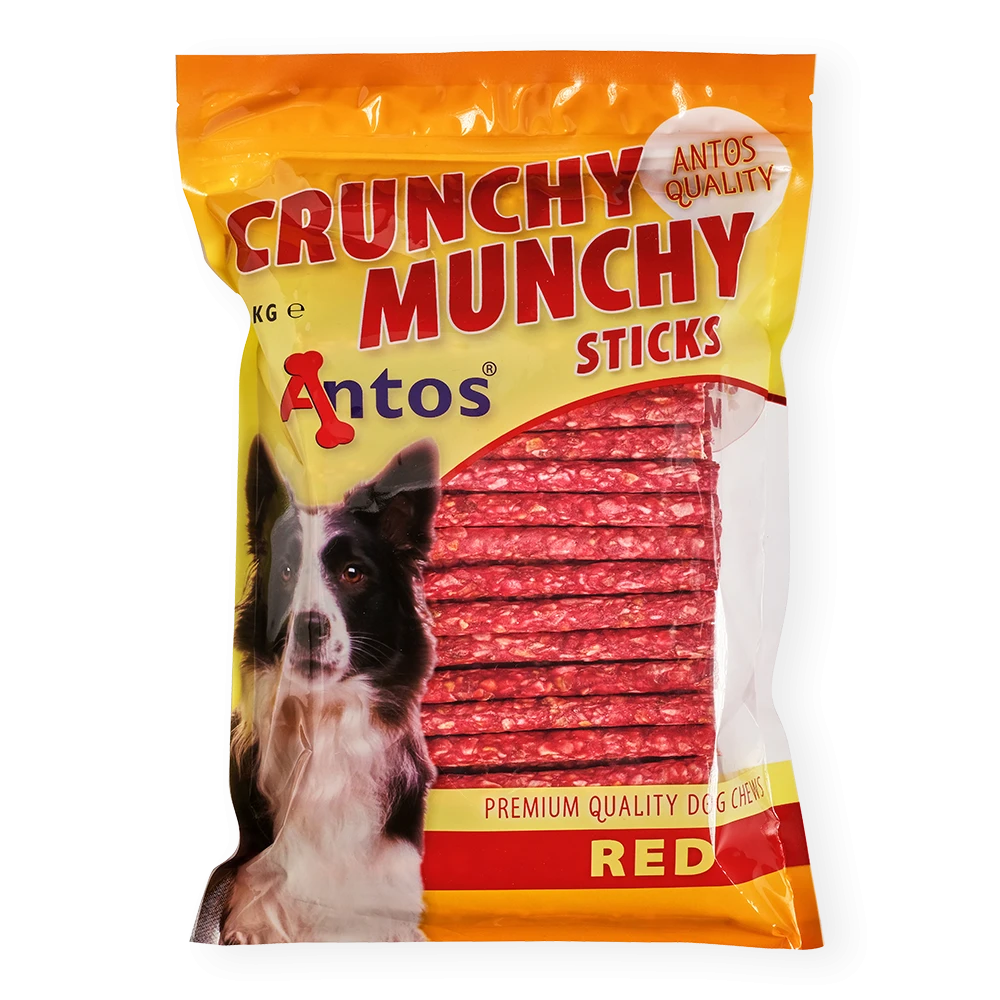 Crunchy Munchy Sticks 5" 10 mm Rojo
