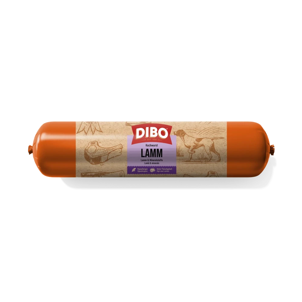 DIBO Salchicha Cocida Pur Cordero 800 gr