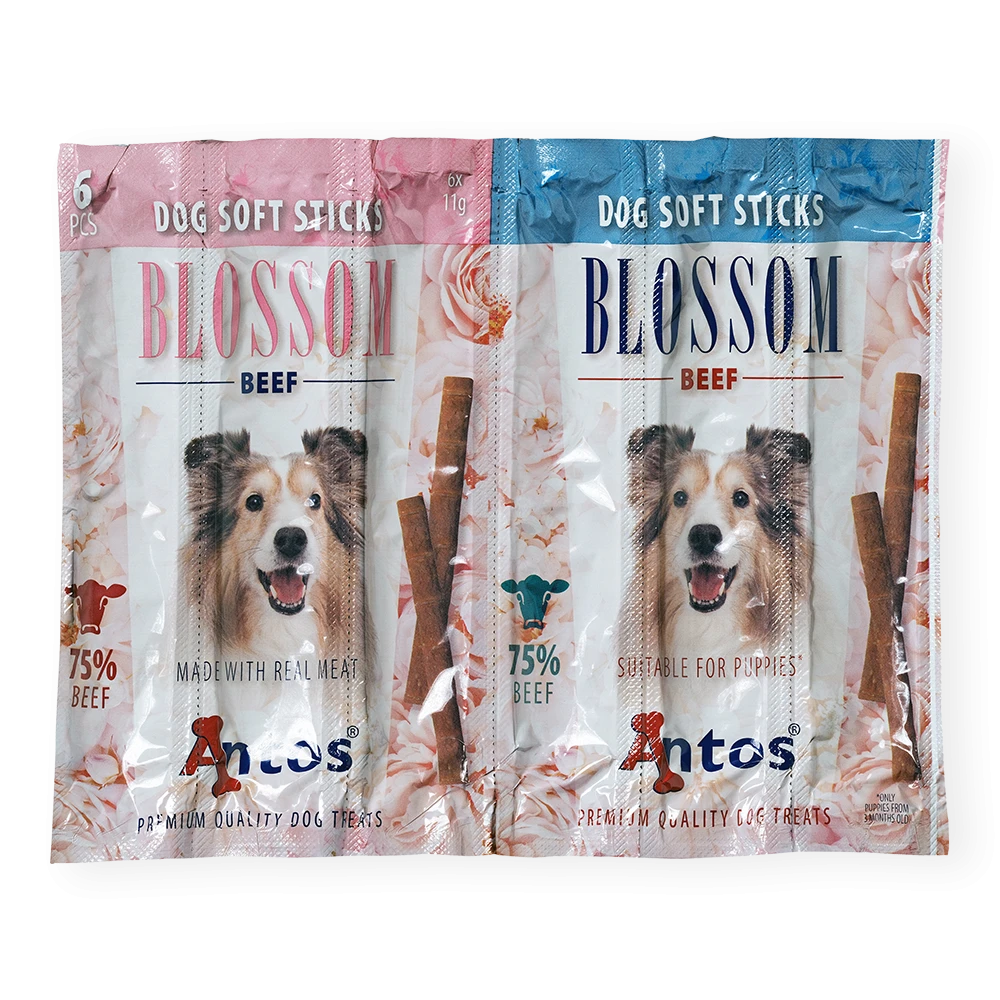 Dog Soft Sticks Blossom Buey 6 piezas