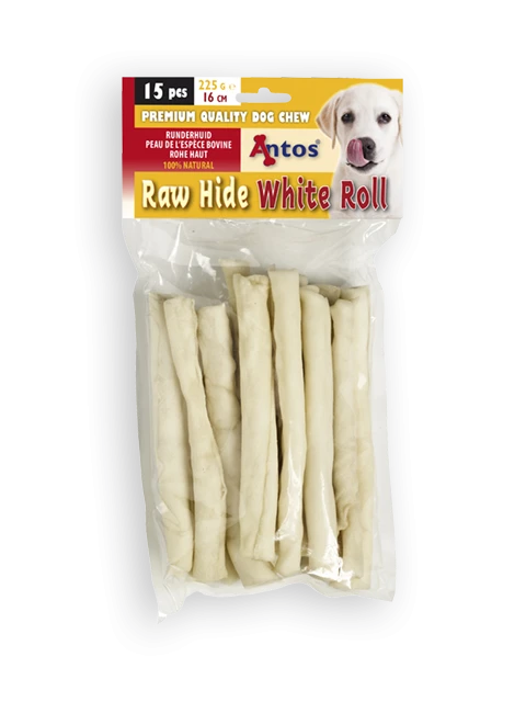 Raw Hide White Roll 15 piezas