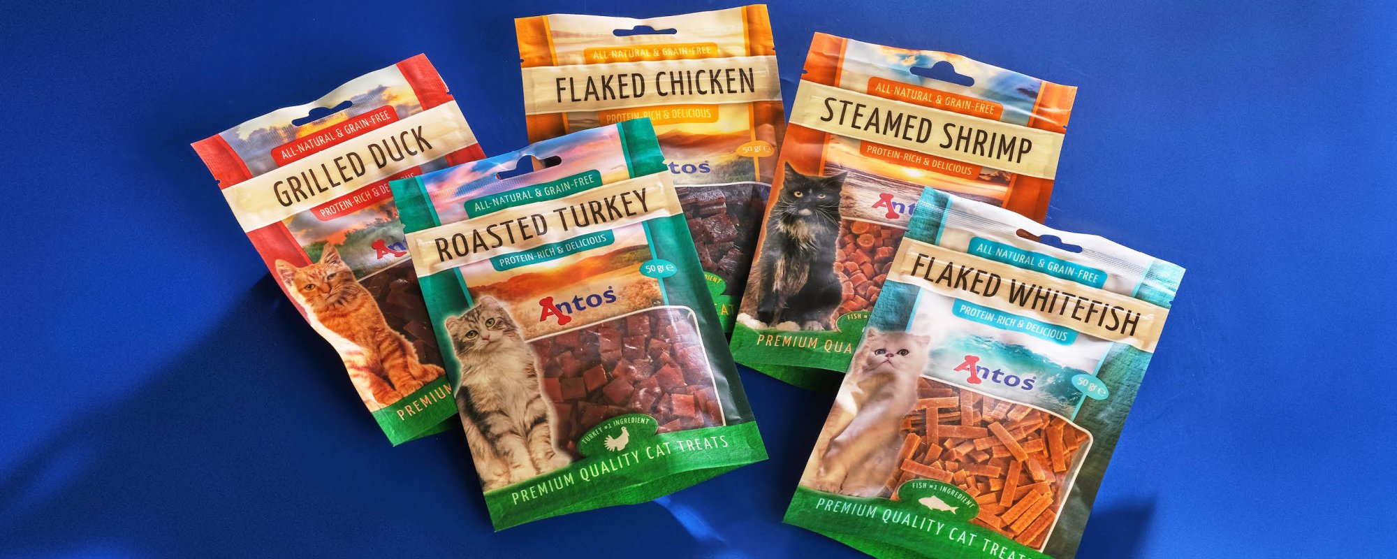Antos - Especialista en snacks para perros y gatos