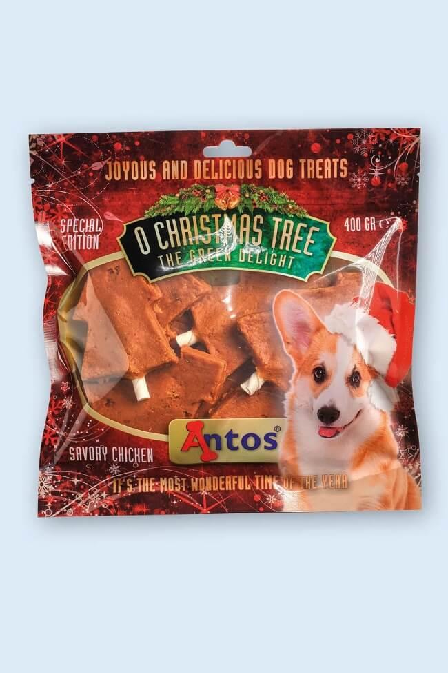 Regalo de Navidad perro