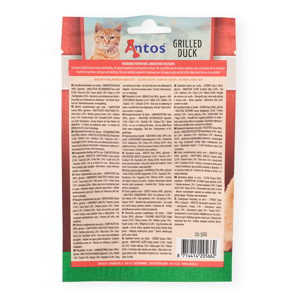 Cat Treats Grilled Pato 50 gr