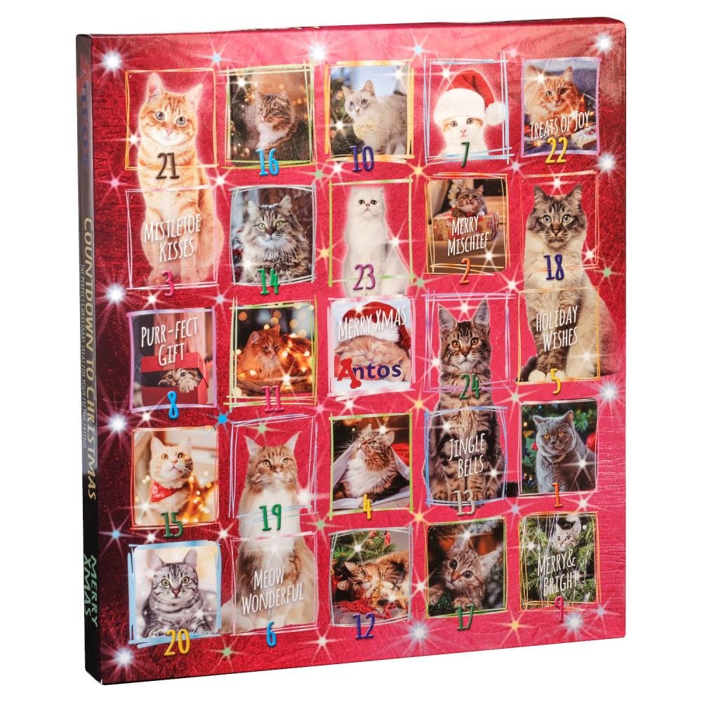 Calendario Navideño de Adviento 200 gr - Gatos