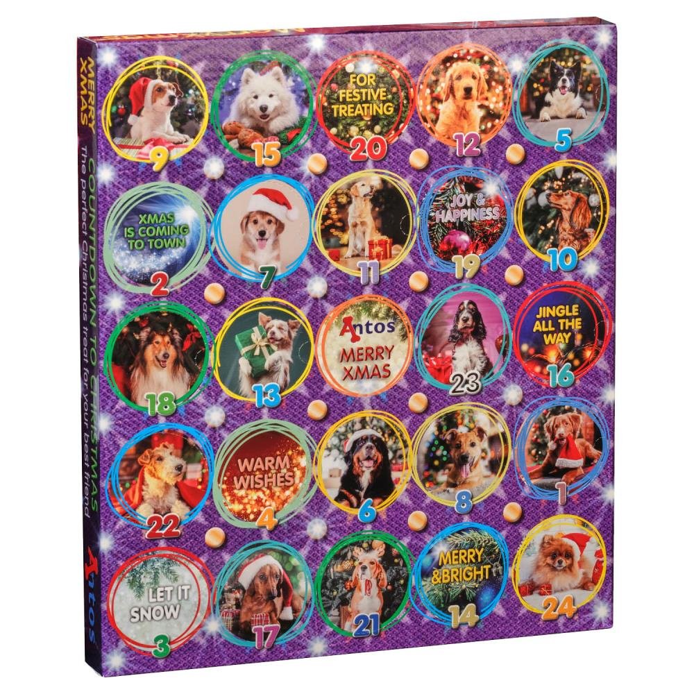 Calendario Navideño de Adviento 225 gr - Perros