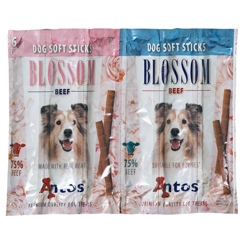 Dog Soft Sticks Blossom Buey 6 piezas