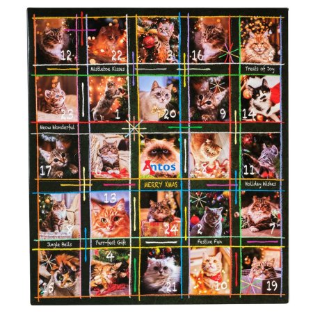 Calendario Navideño de Adviento 200 gr - Gatos