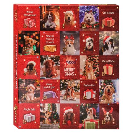 Calendario Navideño de Adviento 225 gr - Perros