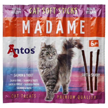 Cat Soft Sticks Madame Salmón&Trucha 6 piezas