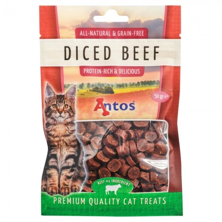 Cat Treats Diced Buey 50 gr