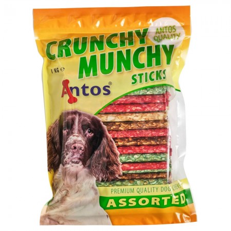 Crunchy Munchy Sticks 5" 10 mm Variado