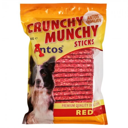 Crunchy Munchy Sticks 5" 10 mm Rojo