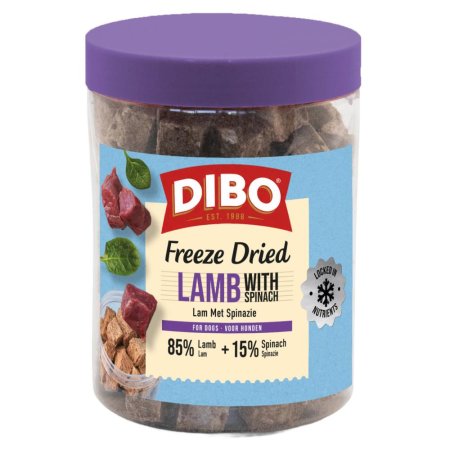 DIBO Liofilizado Cordero & Epinacas 90 gr