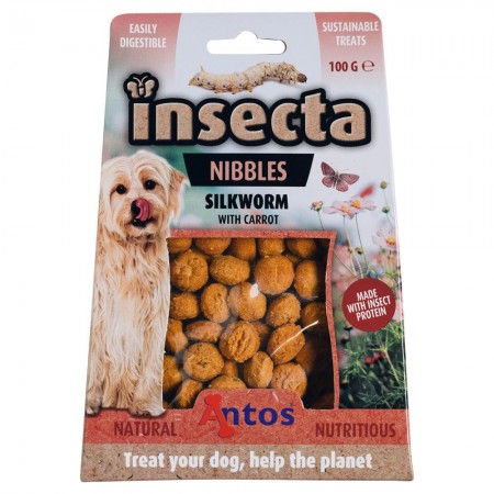 Insecta Nibbles Gusano de Seda & Zanahoria 100 gr